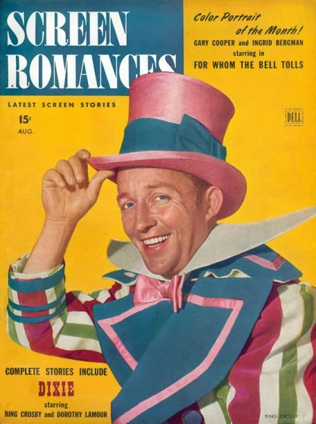 Bing Crosby Screen Romances Magazine Cover